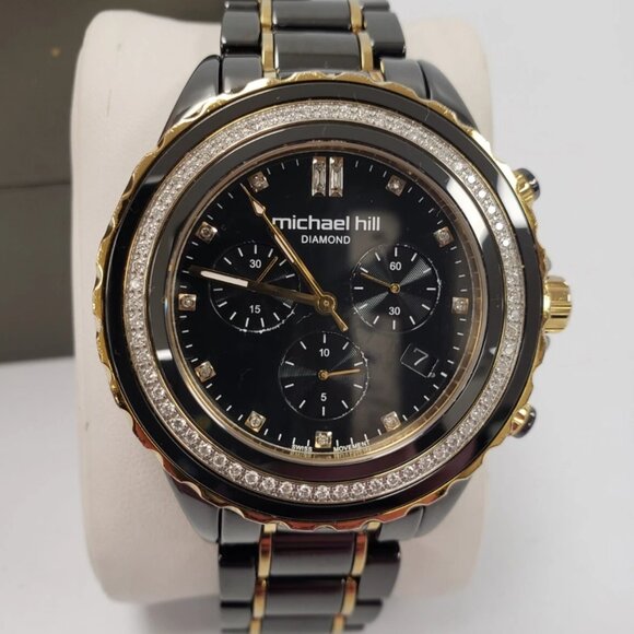 (74249-2) Michael Hill 9427A Diamond Watch - Picture 1 of 13